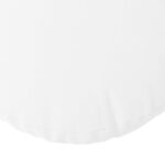 vidaXL Vankúše na sedenie 2 pcs Biela Ø60 x 21 cm látka – Obrázok 7