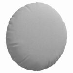 vidaXL Vankúše na sedenie 2 pcs Oblá šedá Ø60 x 21 cm látka – Obrázok 5