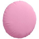 vidaXL Vankúše na sedenie 2 pcs Ružová Ø60 x 21 cm látka – Obrázok 5
