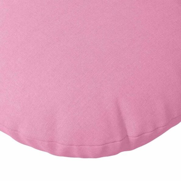 vidaXL Vankúše na sedenie 2 pcs Ružová Ø60 x 21 cm látka – Obrázok 7