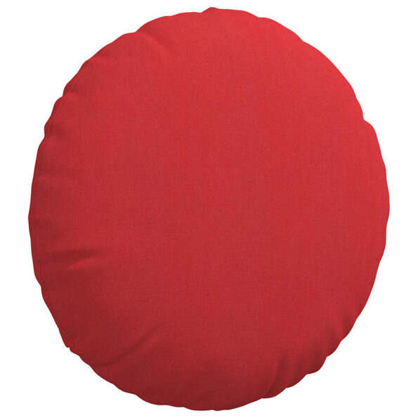 vidaXL Vankúše na sedenie 2 pcs Červená Ø80 x 29 cm látka – Obrázok 5