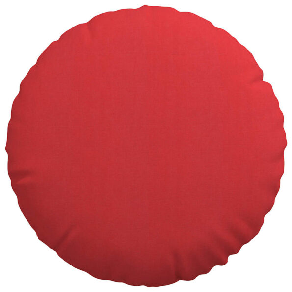 vidaXL Vankúše na sedenie 2 pcs Červená Ø80 x 29 cm látka – Obrázok 6