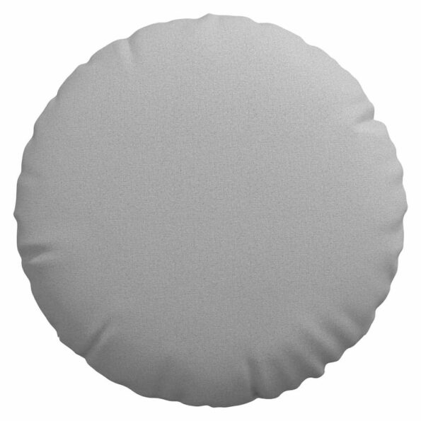 vidaXL Vankúše na sedenie 2 pcs Oblá šedá Ø80 x 29 cm látka – Obrázok 6