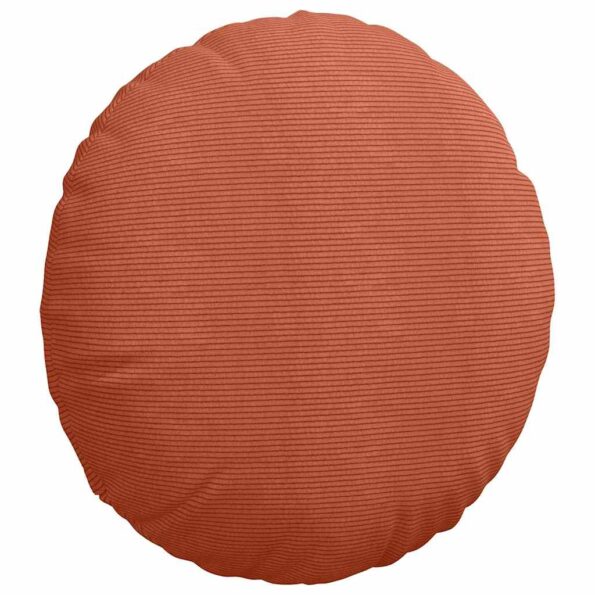 vidaXL Vankúše na sedenie 2 pcs Červenooranžová Ø 80 cm – Obrázok 5