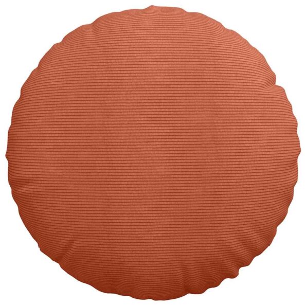 vidaXL Vankúše na sedenie 2 pcs Červenooranžová Ø 80 cm – Obrázok 6