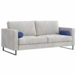 vidaXL Podložkové vankúše 2 pcs Policajná modrá Ø 15 x 40 cm – Obrázok 3