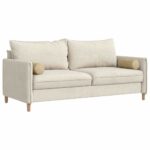 vidaXL Podložkové vankúše 2 pcs Šedá zelená Ø 15 x 40 cm – Obrázok 3