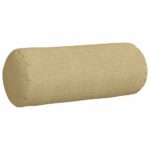 vidaXL Podložkové vankúše 2 pcs Šedá zelená Ø 15 x 40 cm – Obrázok 5