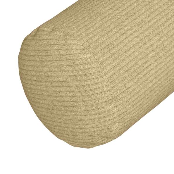 vidaXL Podložkové vankúše 2 pcs Šedá zelená Ø 15 x 40 cm – Obrázok 8