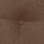 vidaXL Poduška na chrbát Hnedá 45 x 24 x 50 cm látka – Obrázok 8