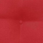 vidaXL Poduška na chrbát Červená 60 x 24 x 50 cm látka – Obrázok 8