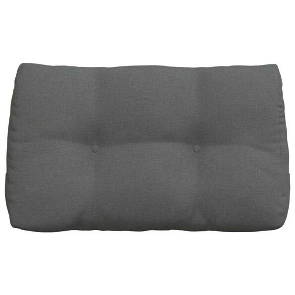 vidaXL Poduška na chrbát Tmavo šedá 80 x 24 x 50 cm látka – Obrázok 6
