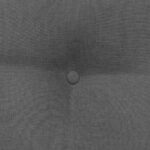 vidaXL Poduška na chrbát Tmavo šedá 80 x 24 x 50 cm látka – Obrázok 8