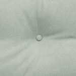 vidaXL Poduška na chrbát Svetlosivá 100 x 24 x 50 cm Zamat – Obrázok 8