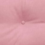 vidaXL Poduška na chrbát Ružová 120 x 24 x 50 cm Zamat – Obrázok 8