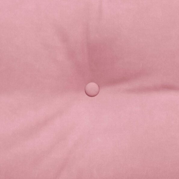 vidaXL Poduška na chrbát Ružová 120 x 24 x 50 cm Zamat – Obrázok 8