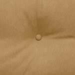 vidaXL Poduška na chrbát Hnedá 120 x 24 x 50 cm Zamat – Obrázok 8