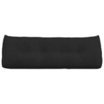 vidaXL Poduška na chrbát Čierna 140 x 24 x 50 cm látka – Obrázok 6
