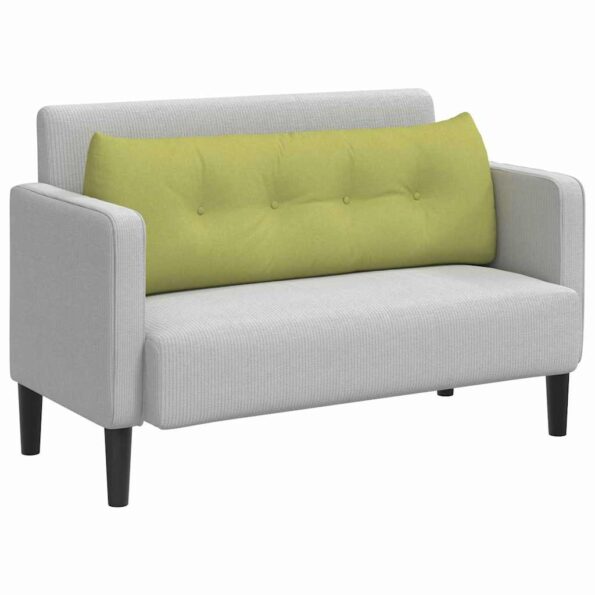 vidaXL Poduška na chrbát Svetlo zelená 140 x 24 x 50 cm látka – Obrázok 3