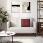vidaXL Poduška na chrbát Víno červené 50 x 19 x 45 cm látka – Obrázok 4