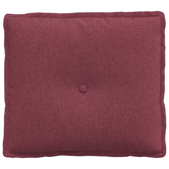 vidaXL Poduška na chrbát Víno červené 50 x 19 x 45 cm látka – Obrázok 5