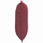 vidaXL Poduška na chrbát Víno červené 50 x 19 x 45 cm látka – Obrázok 6