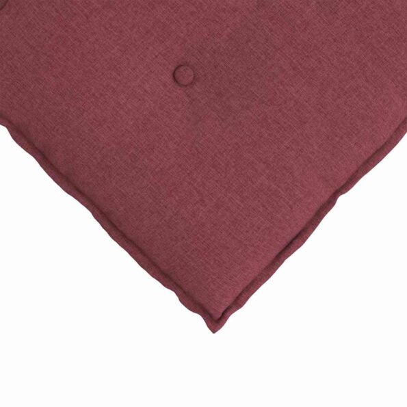 vidaXL Poduška na chrbát Víno červené 50 x 19 x 45 cm látka – Obrázok 7
