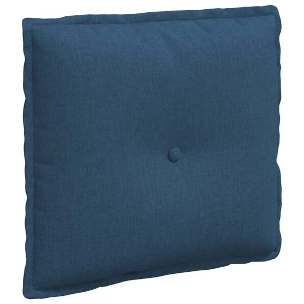 vidaXL Poduška na chrbát Modrá 50 x 19 x 45 cm látka – Obrázok 2