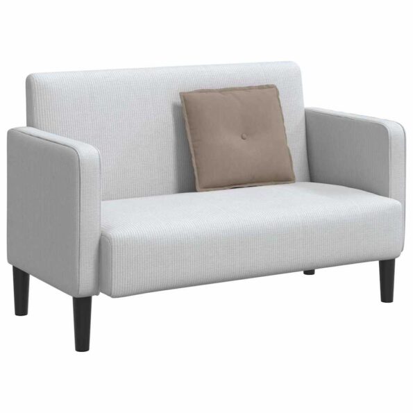 vidaXL Poduška na chrbát Sivohnedá 50 x 45 cm Mikrovlákno – Obrázok 3