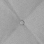 vidaXL Poduška na chrbát Oblá šedá 200 x 19 x 50 cm látka – Obrázok 8