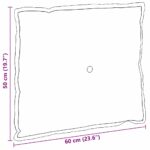 vidaXL Poduška na chrbát Krémová 60 x 50 cm Mikrovlákno – Obrázok 10