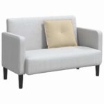 vidaXL Poduška na chrbát Krémová 60 x 50 cm Mikrovlákno – Obrázok 3