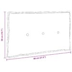 vidaXL Poduška na chrbát Šedá zelená 80 x 50 cm Kordúrová tkanina – Obrázok 10