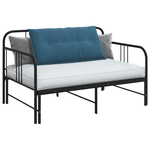 vidaXL Poduška na chrbát Modrá 100 x 50 cm Kordúrová tkanina – Obrázok 3