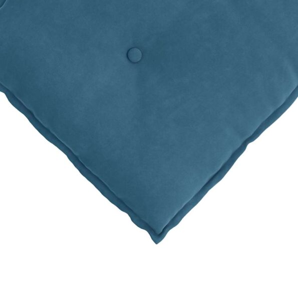 vidaXL Poduška na chrbát Modrá 100 x 50 cm Kordúrová tkanina – Obrázok 7