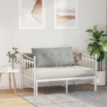 vidaXL Poduška na chrbát Svetlosivá 100 x 50 cm Mikrovlákno – Obrázok 4