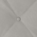 vidaXL Poduška na chrbát Svetlosivá 100 x 50 cm Mikrovlákno – Obrázok 8