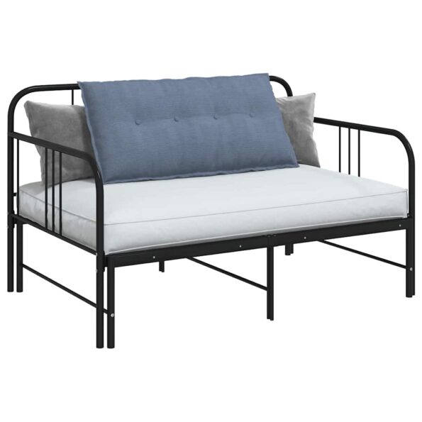 vidaXL Poduška na chrbát Modrá 100 x 50 cm Kordúrová tkanina – Obrázok 3