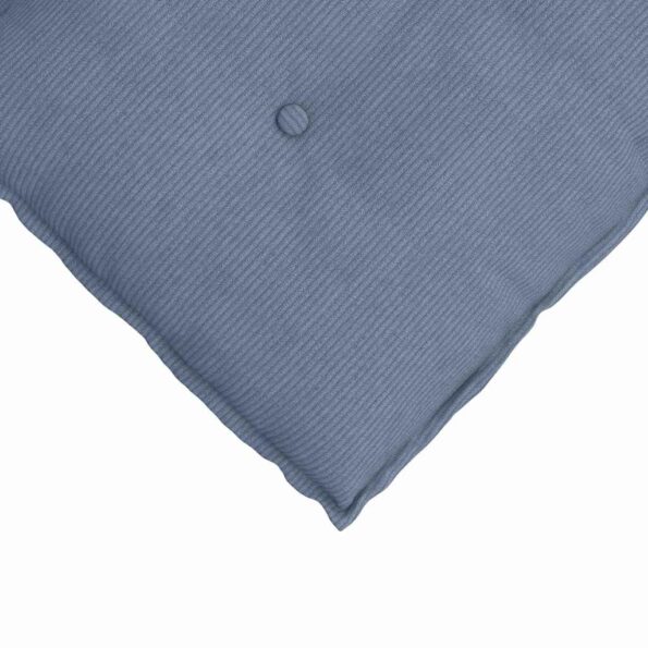 vidaXL Poduška na chrbát Modrá 100 x 50 cm Kordúrová tkanina – Obrázok 7