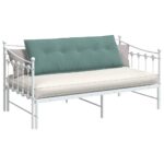 vidaXL Poduška na chrbát Morská zelená 140 x 50 cm Kordúrová tkanina – Obrázok 3