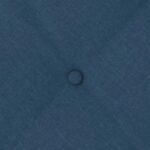 vidaXL Poduška na chrbát Modrá 180 x 19 x 50 cm látka – Obrázok 8