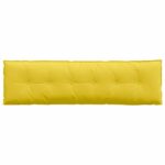vidaXL Poduška na chrbát Svetložltá 180 x 19 x 50 cm látka – Obrázok 6