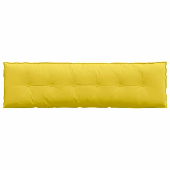 vidaXL Poduška na chrbát Svetložltá 180 x 19 x 50 cm látka – Obrázok 6