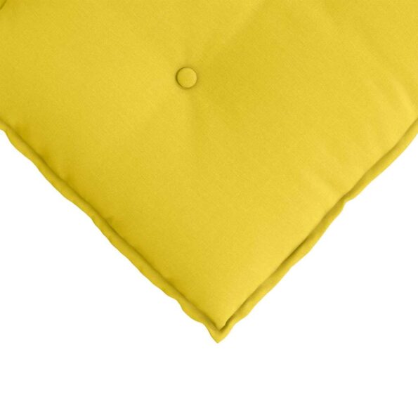 vidaXL Poduška na chrbát Svetložltá 180 x 19 x 50 cm látka – Obrázok 7
