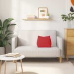 vidaXL Poduška na chrbát Červená 45 x 20 x 35 cm látka – Obrázok 4