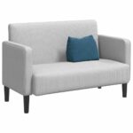 vidaXL Poduška na chrbát Modrá 45 x 20 x 35 cm Kordúrová tkanina – Obrázok 3