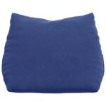 vidaXL Poduška na chrbát Policajná modrá 45 x 20 x 35 cm – Obrázok 6