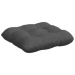 vidaXL Vankúše na sedenie 4 pcs Tmavo šedá 40 x 40 cm – Obrázok 5