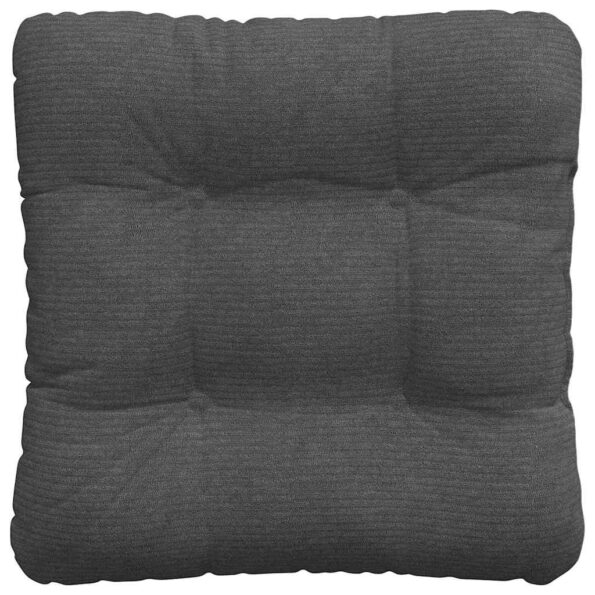 vidaXL Vankúše na sedenie 4 pcs Tmavo šedá 40 x 40 cm – Obrázok 7