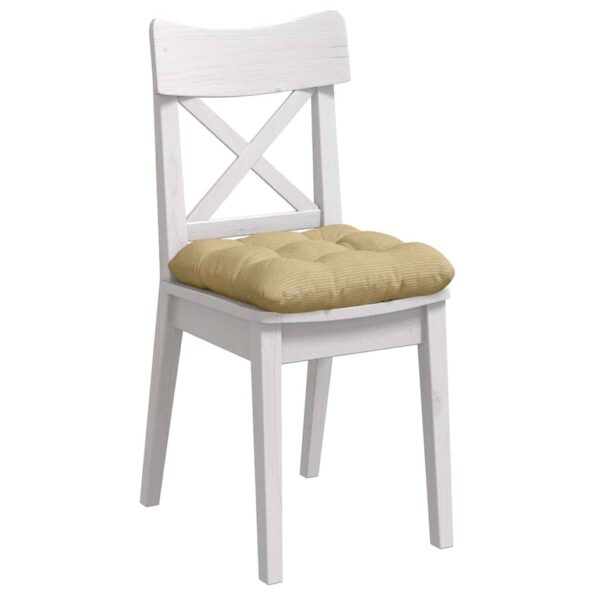 vidaXL Vankúše na sedenie 4 pcs Šedá zelená 40 x 40 cm – Obrázok 3